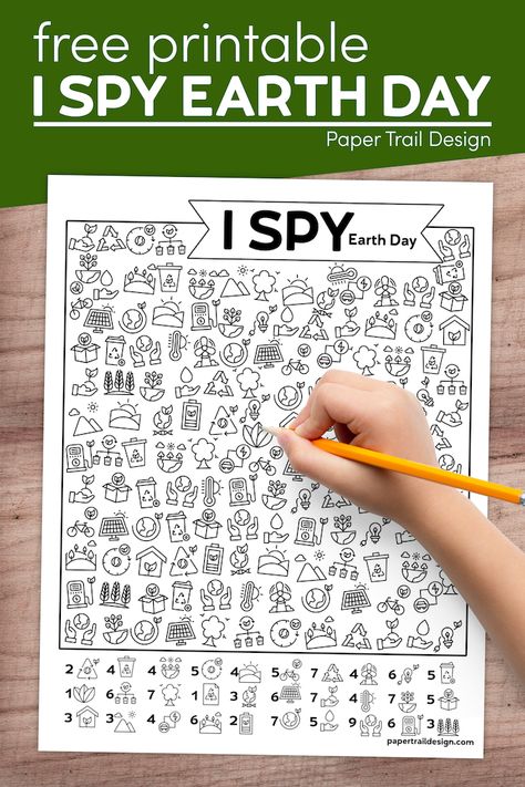 Earth Day Games, Environment Activities, Spy Games For Kids, Earth Day Worksheets, Earth Day Activity, Earth Activities, Paper Trail Design, Earth Day Projects, St Patrick Day Activities