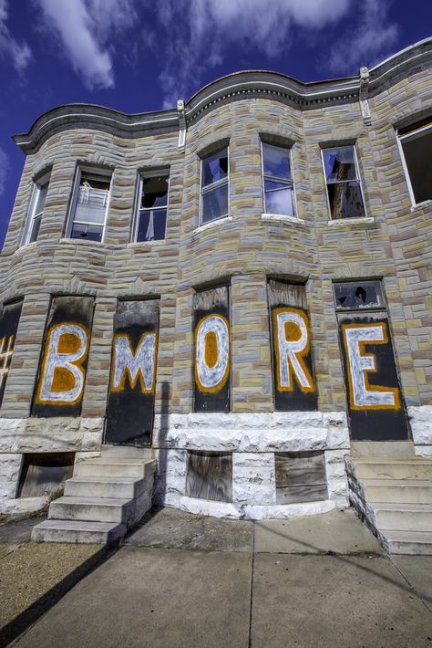 https://flic.kr/p/24bN5fs | B-more in Baltimore  #baltimore #rowhouse #bmore #bmrepositive #mural #grafitti #formstone #street #streetart Baltimore Rowhouse, Baltimore Street, Black Butterflies, Row House, Investment Property, Street Scenes, Reference Photos, Baltimore, The Row