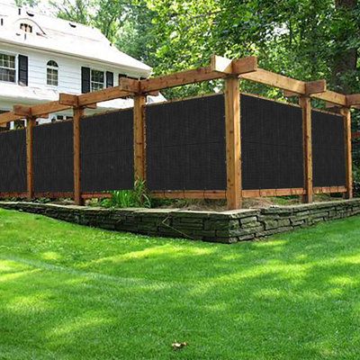 MESH FENCE: Our Heavy-Duty tarps protect anything even in heavy weather. Custom tarpaulins are 100% Weather Resistant. Wind passes through our custom mesh tarps. Close-knit mesh keeps out prying eyes without the hassles of taking down tarps on windy days. Mesh tarps look great on a chain-link fence. Size: 72" H x 120" W x 1" D | Covers & All Heavy Duty Multipurpose Privacy Fence Screen, UV & Weather Resistant for Balcony, Garden, Swimming Pool 72.0 H x 120.0 W x 1.0 D in Green | 72" H x 120" W x Lattice Privacy Fence, Privacy Fence Screen, Fence Screen, Deck Privacy, Country Fences, Outdoor Fencing, Front Garden Landscape, Garden Swimming Pool, Fence Screening