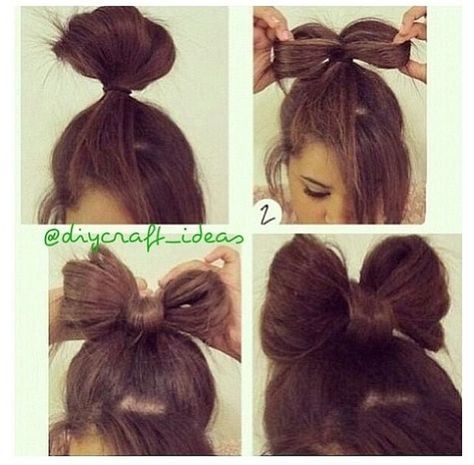 Hair Bow Gyaru Hair, Bow Hairstyle, Japanese Hairstyle, Hair Dos, Gorgeous Hair, Hair Day, Diy Hairstyles, Up Hairstyles, Pretty Hairstyles