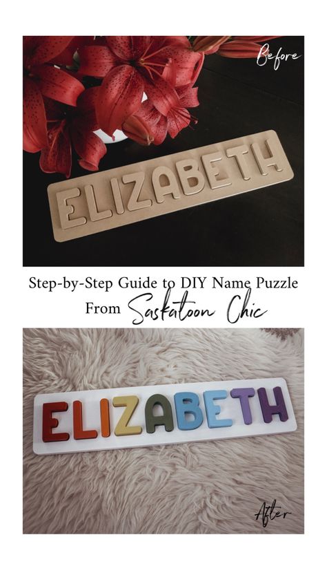 Cricut Wood Puzzle, Cricut Name Puzzle, Glowforge Name Puzzle, Name Puzzle Cricut, Laser Diy Projects, Laser Design Ideas, Xtool S1 40w Projects, Thunder Laser Projects, Cricut Basswood Projects