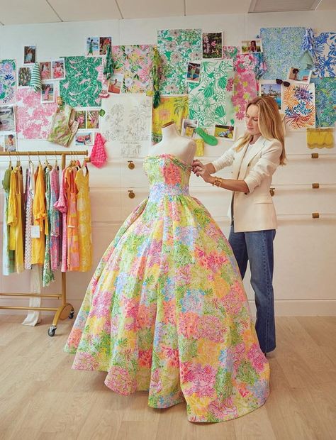 Life in Color with Lilly Pulitzer's Mira Fain - Palm Beach Illustrated Lilly Pulitzer Inspired, Happy Dresses, Palm Beach County, Beach Design, Future Goals, Fun Fashion, Color Of Life, Creative Process, Dream Dress