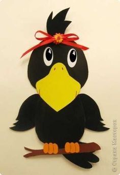 crow craft idea  |   Crafts and Worksheets for Preschool,Toddler and Kindergarten Crow Template, Crow Pattern, Fall Crafts For Toddlers, Moldes Halloween, Fall Paper Crafts, Imprimibles Halloween, Worksheets For Preschool, Autumn Paper, Adornos Halloween