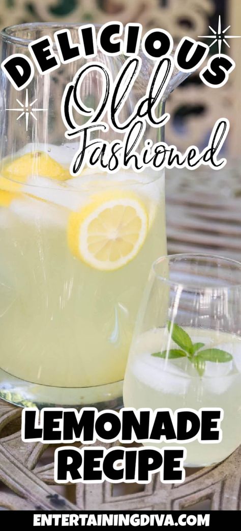 Old Fashioned Lemonade, How To Make Lemonade, Homemade Lemonade Recipes, Lemonade Concentrate, Jello Shot, Homemade Syrup, Frozen Lemonade, Lemonade Recipe, Homemade Lemonade