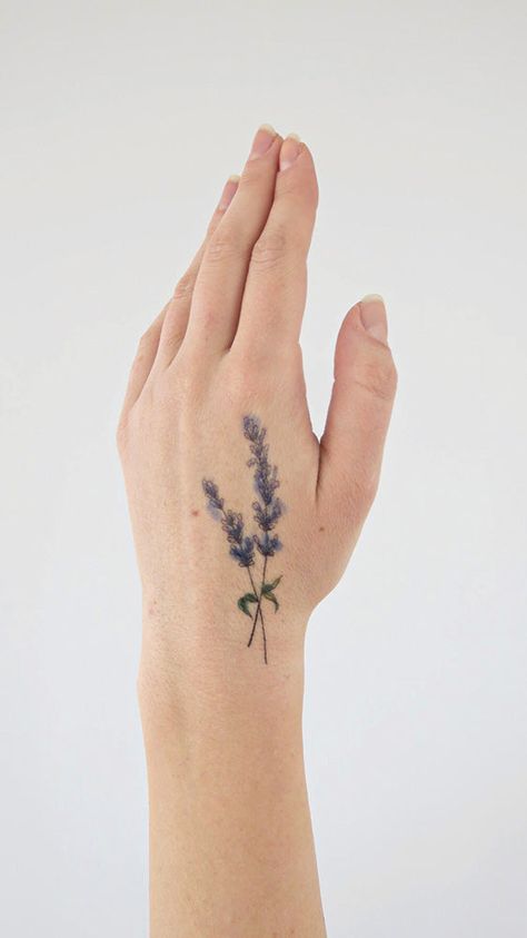 Lavender Flower Tattoo, Vanessa Davis, Magic Potions, Realistic Temporary Tattoos, Ship Tattoo, Tattoo Transfers, Lavender Flower, Real Tattoo, Viking Tattoos