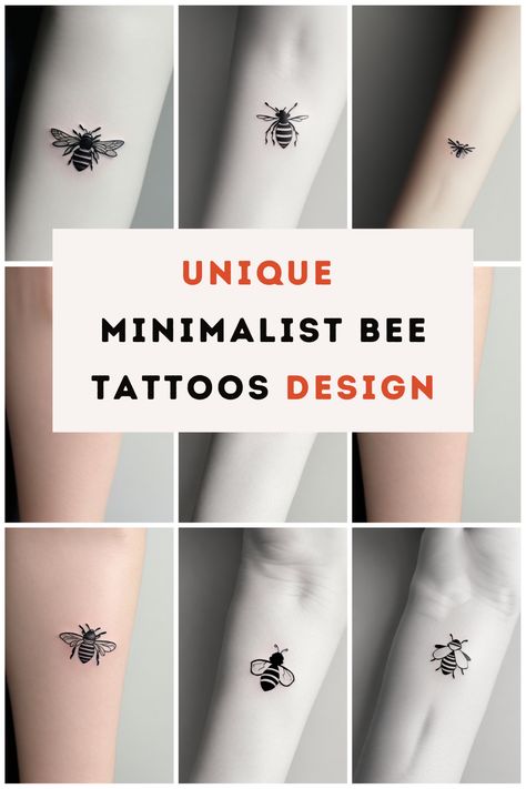 Express your individuality with minimalist bee tattoos. Find your perfect design in our gallery, and let the beauty of simplicity adorn your skin. Dive into our collection now Minimalist Bug Tattoo, Mini Bumble Bee Tattoo, Most Unique Couple Tattoos, Tiny Bee Tattoos For Women, Simple Bee Tattoos For Women, Minimalist Bumble Bee Tattoo, Honey Bee Finger Tattoo, Couple Bee Tattoo, Patron Bee Tattoo