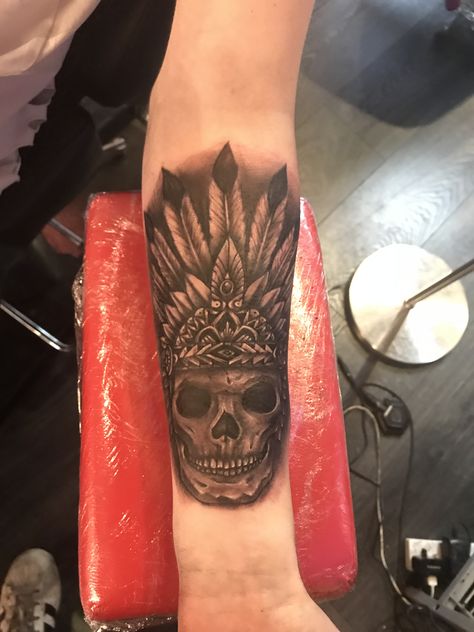 Skull Feather Tattoo, Skull With Feathers Tattoo, Feathers Tattoo, Feather Tattoo, Rib Tattoo, Hand Tattoos, Skull Tattoo, Feathers, Tattoos