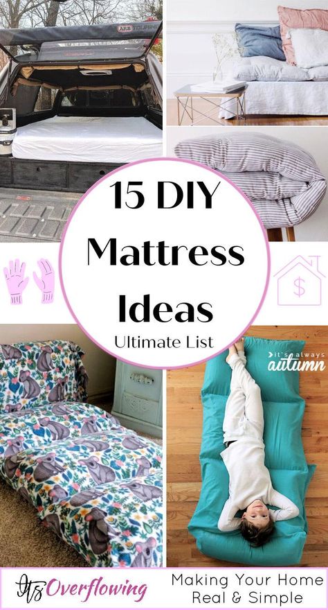 Diy Mattress Pad, Make Your Own Mattress, Camper Mattress, Mattress Ideas, Diy Mattress, Mattress Couch, Diy Futon, Custom Rv, Rv Mattress