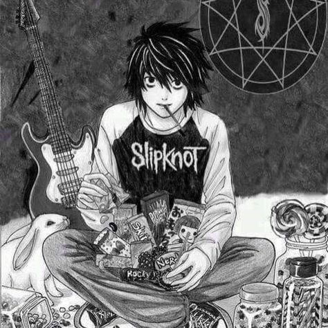 Electric Guitar, We Heart It, Guitar, Lost, Anime