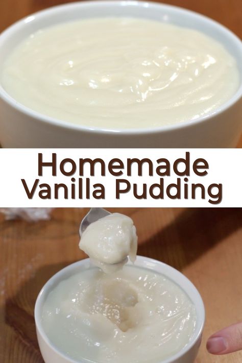 Easy Vanilla Pudding Recipe | In the Kitchen with Matt Cornstarch Pudding Vanilla, Easy Milk Pudding Recipe, Cornstarch Pudding Recipe, Cornstarch Recipes, Vanilla Pudding From Scratch, Easy Vanilla Pudding, Cornstarch Pudding, Home Made Pudding, Gundry Recipes