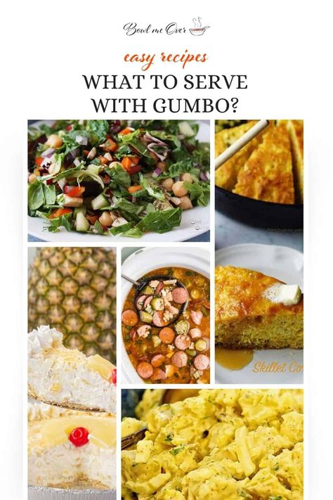 Wondering what to serve with gumbo? Here are yummy side dishes, appetizers and dessert to take your meal to the next level! Sides For Gumbo, Watermelon Quinoa Salad, Yummy Side Dishes, Mexican Fruit Salads, Deviled Egg Potato Salad, Creamy Avocado Pasta, Avocado Pasta Salad, Heirloom Tomato Salad, Sides Dishes