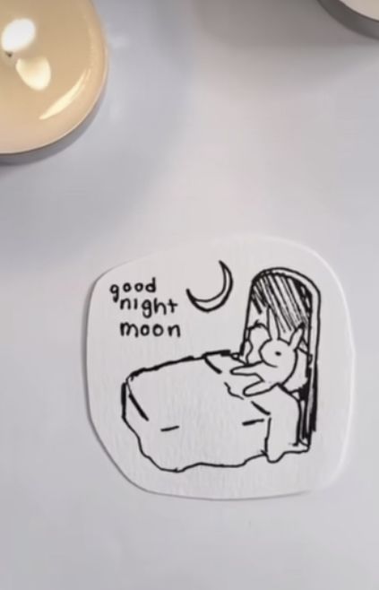 Good Night Moon Tattoo, Goodnight Moon Tattoo, Candle Tattoo, Small Finger Tattoos, Party Tattoos, Goodnight Moon, Skin Drawing, Cute Tiny Tattoos, Bad Tattoos