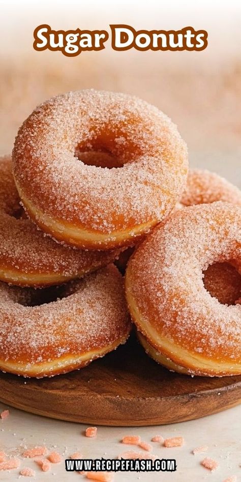 Who doesn’t love the irresistible charm of sugar donuts? This Perfect Sugar Donuts Recipe makes it easy to whip up a batch that’s perfect for breakfast or brunch. Don’t forget to save this gem for a delicious morning surprise everyone will adore! Sugar Donuts Recipe, Donuts At Home, Sugar Donut, Donuts Recipe, T Love, Donut Recipes, Easy Recipe, Yeast, Donuts