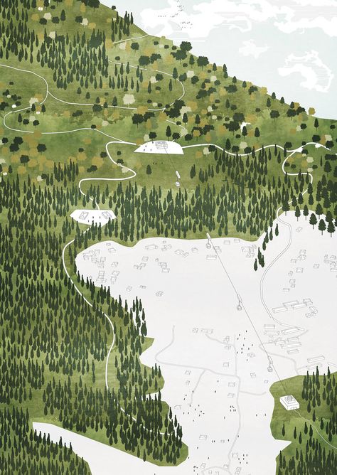 Gallery of Tirana 2030: Watch How Nature and Urbanism Will Co-Exist in the Albanian Capital - 15 Landscape Diagram, Collage Architecture, Vertical Forest, Landscape Gardening, Architecture Collage, Architecture Graphics, Landscape Plan, Landscape Architecture Design, Architecture Rendering