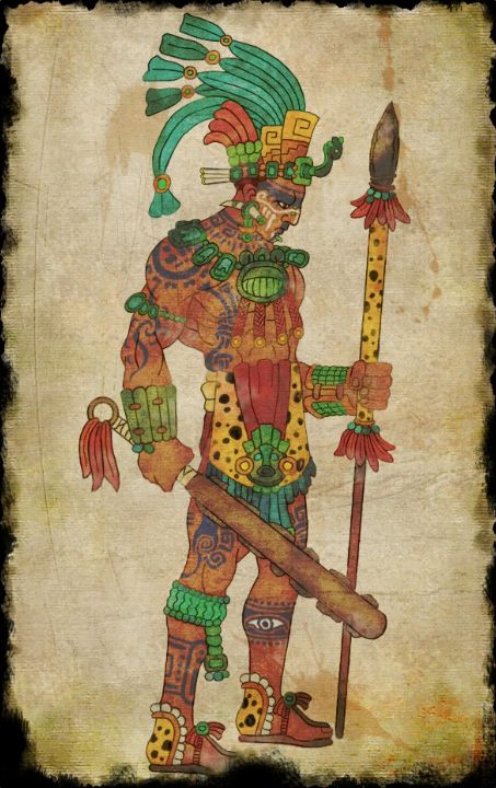 Ancient Mayan Jaguar Warrior Mexican History, Art Chicano, Human Sacrifice, Aztec Symbols, Mayan Tattoos, Aztec Tattoo Designs, Maya Civilization, Maya Art, Mexican Culture Art