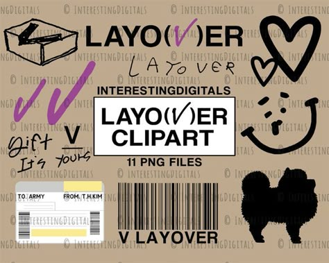 Layover Taehyung Aesthetic, Bts V Layover, Layover Album Aesthetic, Grunge Taehyung, Layover Aesthetic, Taehyung Printable, Anime Taehyung, Digital Art Kpop, Kpop Digital Art