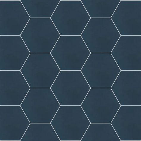 Villa Lagoon Tile Solid Hex 8" x 9" Cement Wall & Floor Tile - Wayfair Canada Terrazzo Color Palette, Villa Lagoon Tile, Bathroom Accent Wall, Breeze Blocks, Bathroom Accents, Cement Wall, Tile Saw, Hexagon Design, Cement Tiles