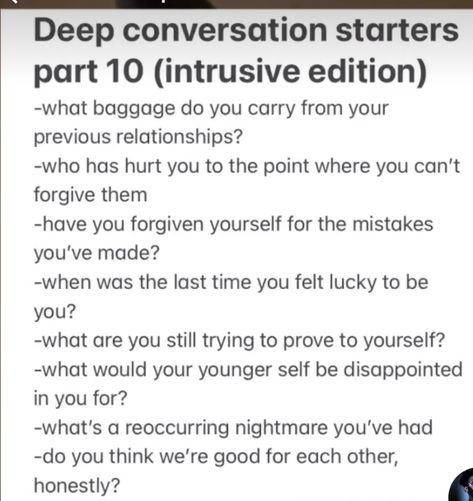 Deep Conversation Questions, Convo Starters, Uncomfortable Questions, Uncomfortable Conversations, Text Conversation Starters, Deep Conversation Topics, Deep Conversation Starters, Questions To Get To Know Someone, Questions For Couples