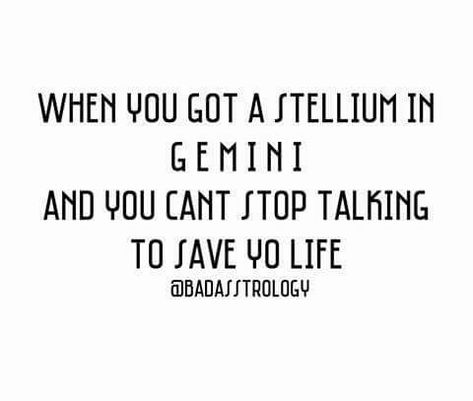 Gemini Stellium, Chart Astrology, Zodiac Things, Birth Chart Astrology, Stop Talking, Birth Chart, Astrology, Stars, Memes