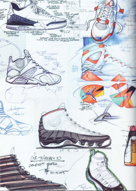 Tinker Sneakers Sketch, Different Shoes, Coach Purses Outlet, Shoe Sketches, Tinker Hatfield, Shoe Design Sketches, Nike Outlet, Sneaker Art, Industrial Design Sketch