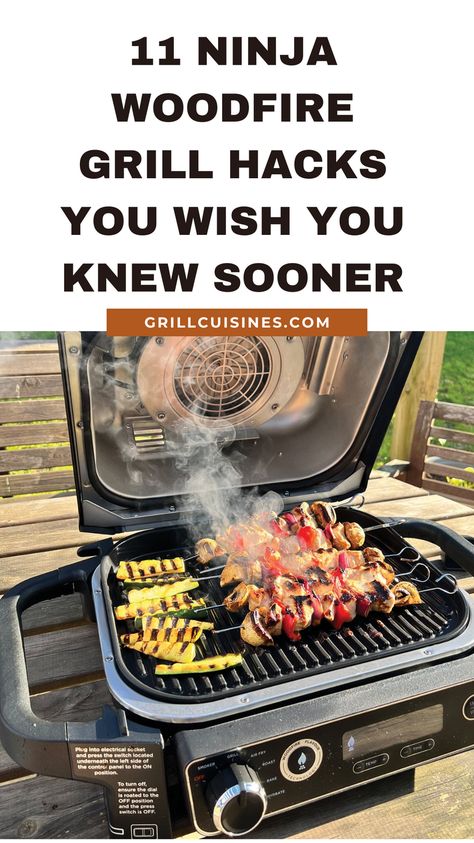 Check out these 11 Ninja Woodfire grill tips and tricks designed to elevate your outdoor smoking game to the next level. From perfect sears to tantalizing flavors, become a woodfire grill pro now! #GrillingTips #WoodfireMastery, Smoker Cooking, Smoker Grill Recipes, Wood Fire Grill Recipes, Smoked Barbecue Recipes Ninja Woodfire Grill Recipes Chicken, Ninja Wood Fire Grill Recipes, Ninja Outdoor Woodfire Grill Recipes, Ninja Wood Fire Outdoor Grill Recipes, Ninja Smoker Grill Recipes, Ninja Woodfire Outdoor Grill Recipes, Ninja Woodfire Grill Recipes, Wood Fire Grill Recipes, Wood Fire Grill