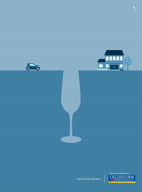 DON T{ DRINK AND DRIVE Social Awareness Posters, Drive Poster, Clever Advertising, Social Advertising, Dont Drink And Drive, Graphisches Design, 광고 디자인, Publicidad Creativa, Great Ads