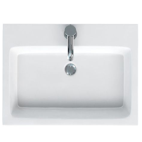 MyPlan 600 polymarble basin - Bathstore Bathroom Sink Top View, Sink Top View, Modular Bathroom, Bathroom Accessories Decor, Road Texture, Bathroom Sink Tops, Corridor Design, Bathroom Ensuite, Basin Unit