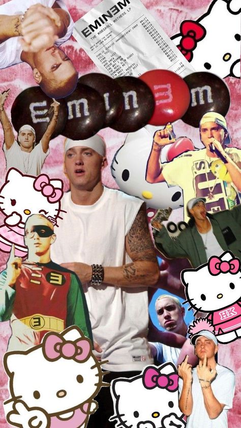 smexy Eminem Hello Kitty, The Marshall Mathers Lp, Marshall Mathers, The Marshall, Nyc Life, Eminem, Spiderman, Hello Kitty, Kitty