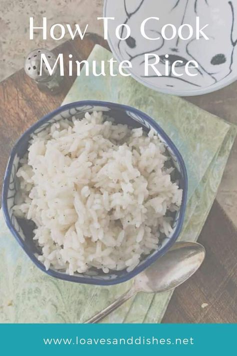 Fluffy, white, perfect rice in minutes every single time! That’s what you want, right? Let me show you how to cook minute rice and you’ll never wonder how to achieve perfect rice ever again! #rice #instant #microwave #easy #howto Recipes For Minute Rice, How To Make Minute Rice Better, Best Minute Rice Recipes, Minute Made Rice Recipes, What To Add To Rice For Flavor, White Minute Rice Recipes, How To Add Flavor To White Rice, Flavored Minute Rice Recipes, Minute Rice Side Dishes