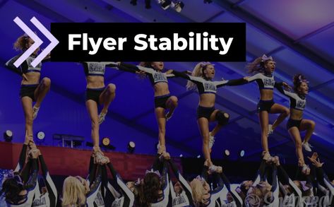 5 Ways to Improve Stunt Stability as a Flyer - The Cheer Kin Stunt Drills, Core Stability Exercises, Cheer Jumps, Cheer Flyer, Stability Exercises, Bosu Ball, Cheer Stunts, Core Stability, Balance Beam