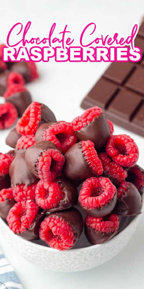 Chocolate Covered Raspberries, Chocolate Covered Desserts, Chocolate Dipped Fruit, Chocolate Covered Fruit, Raspberry Recipes, Chocolate Covered Treats, Dessert Aux Fruits, Dessert Chocolate, Fresh Raspberries