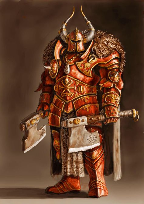 Warrior of Khorne Warhammer Fantasy Roleplay, Warhammer Art, Fantasy Races, Wow Art, Fantasy Armor, Warhammer Fantasy, High Fantasy, Fantasy Warrior, Fantasy Rpg