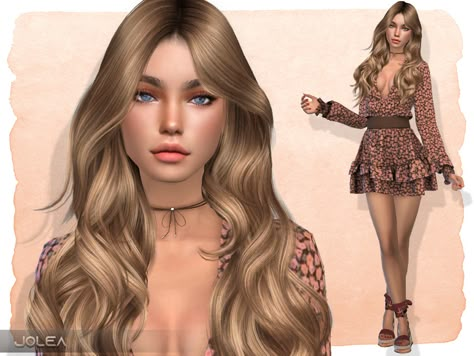 The Sims Resource - Julia Burk Sims Resource Sims 4, Sims 4 Cc Tsr Hair, The Sims 4 Cc Clothing For Women Hair, The Sims Characters, Sims 4 Womens Hair, Pretty Sims 4 Girl, Sims 4 Cc Hair Sims Resource, Sims 4 Cc Hair Thesimsresource, Sims 4 Resource Cc