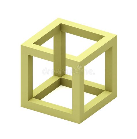 Impossible cube. Optical illusion rendering , #Ad, #cube, #Impossible, #Optical, #rendering, #illusion #ad Impossible Cube, Geometric Poster Design, Geometric Poster, Art Practice, Optical Illusion, Optical Illusions, Step Stool, Geometry, Stock Images Free