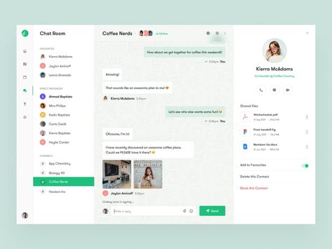 Chat feature for learning platform Chat Ui Design, College Apps, Creative Market Design, Studio Marketing, Job Website, Directory Design, Ui Design Website, Learning Platform, Dashboard Design