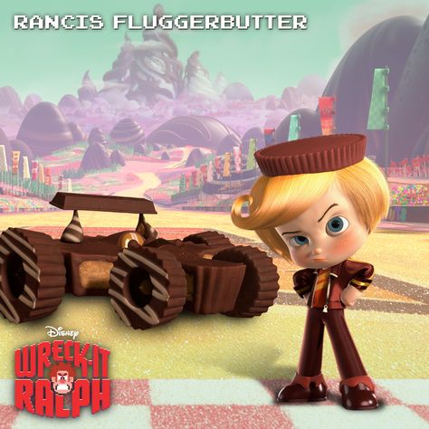 Rancis Fluggerbutter Wreck-It Ralph Rancis Fluggerbutter, Vanellope Von Schweetz, Film Disney, Walt Disney Animation, Wreck It Ralph, Sugar Rush, Disney And Dreamworks, Disney Pictures, Disney Love