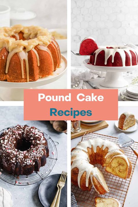 7 Flavor Pound Cake Recipes, Easy Pound Cake Recipes, Southern Baking, Classic Pound Cake Recipe, Pineapple Pound Cake, Recipe Graphic, Classic Pound Cake, 7 Up Cake, Sweet Potato Pound Cake