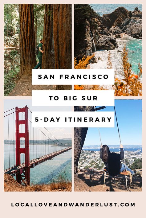 Big Sur Trip, San Francisco Road Trip, Northern California Road Trip, San Francisco Itinerary, California Coast Road Trip, California Travel Guide, Savings Tips, California Destinations, West Coast Road Trip