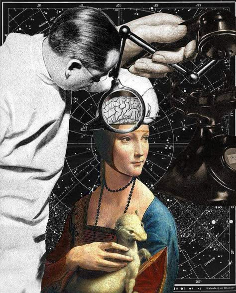 Psychology Aesthetic, Brain Poster, Art Psychology, Brain Art, Arte Inspo, Vintage Collage, Collage Artists, Collage Mixed Media, Pics Art