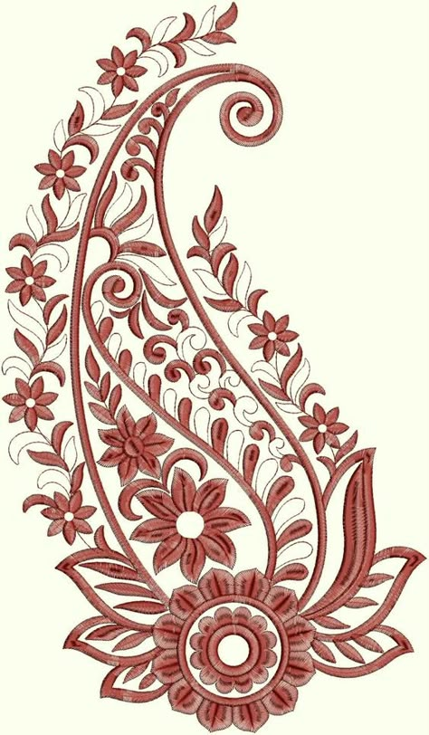 Paisley Drawing, Design For Dress, Motif Arabesque, Paisley Embroidery, Tattoo Zeichnungen, Paisley Art, Embroidery Template, Japanese Tattoos, Embroidery Motifs