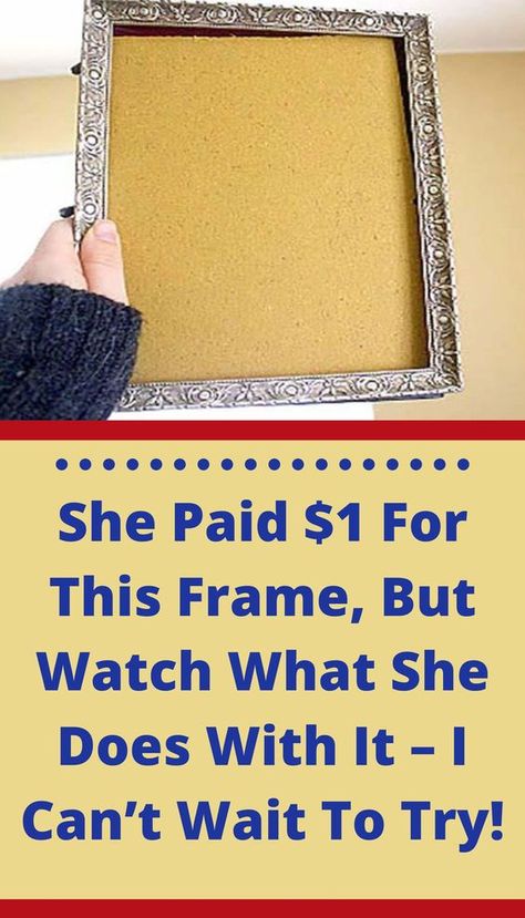 Picture Frame Crafts, Old Picture Frames, Cool Wood Projects, Picture Frame Decor, Diy Picture Frames, Diy Dollar Store Crafts, Spend Money, Old Frames, Kitchen Small