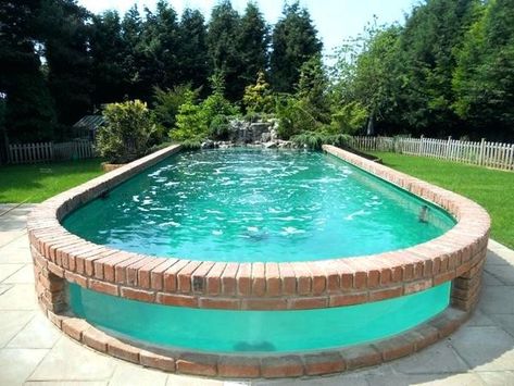 Oberirdischer Pool, Truck Garden, Terrasse Design, Garden Swimming Pool, Diy Swimming Pool, Alpine Plants, Pool Waterfall, Above Ground Pool Decks, Above Ground Swimming Pools