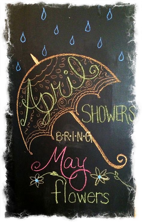 April chalkboard art :) April Chalkboard Art, Spring Chalkboard Art, Spring Chalkboard, Chalkboard Art Quotes, Chalkboard Wall Art, Chalkboard Doodles, Chalkboard Writing, Blackboard Art, April Art