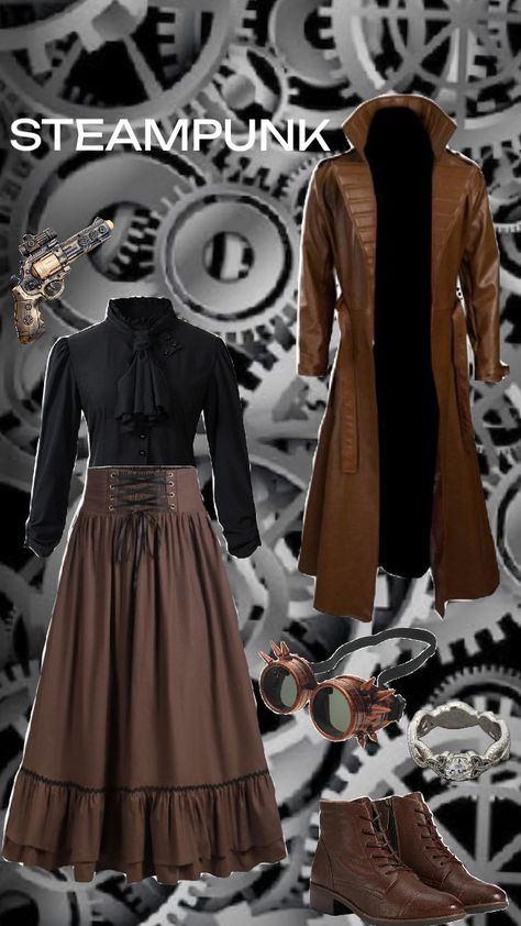 #steampunk #renfaire #outfitinspo #fashion Steampunk Gadgets, Steampunk Clothing, Dark Academia, Gadgets, Outfit Inspo, Quick Saves