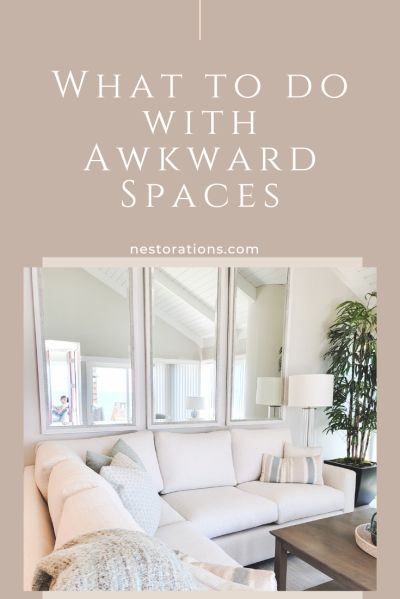 Got weird spots in your home you don't know what to do with? 🤔 No worries! Learn how to turn those awkward spaces into something awesome. Interior Design Awkward Spaces, Midterm Rental, Space Above Kitchen Cabinets, Focal Wall, Custom Built Ins, Cabinet Space, Under Stairs, Design Your Home, Small Wall