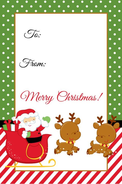 47 Free Printable Christmas Gift Tags (That You Can Edit and Personalize Instantly!) - MoneyPantry Free Printable Christmas Labels, Merry Christmas Printable Tags, Christmas Labels Template, Santa Gift Tags Printable, Free Christmas Tags, Free Christmas Tags Printable, Christmas Printable Labels, Christmas Gift Tags Template, Free Printable Christmas Gift Tags