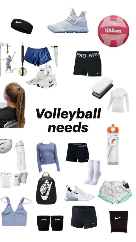 Volleyball Needs, Sports Bag Essentials, Volleyball Motivation, Volleyball Tryouts, Volleyball Bag, Volleyball Wallpaper, Volleyball Photos, Volleyball Skills, Volleyball Practice