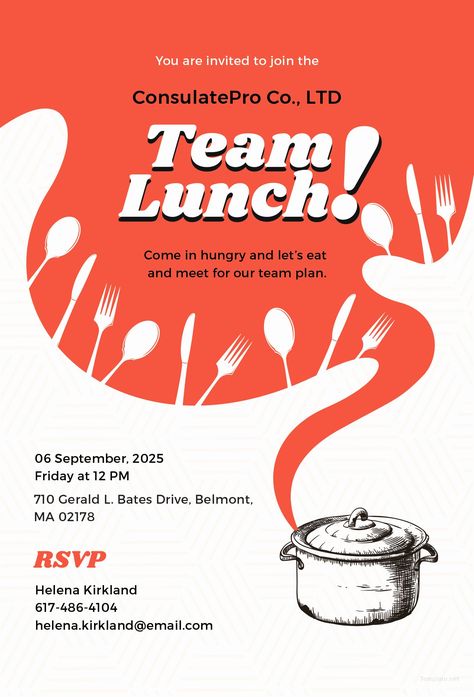 Free Lunch Invitation Template Lovely Customize 114 Luncheon Invitation Templates Online Canva – Effect Template Team Lunch Invitation, Lunch Invitation Template, Lunch Invitation, Team Dinner, Free Email Templates, Dinner Invitation Template, Dinner Party Invitations, Email Invitation, Invitation Maker