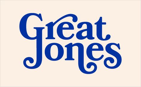 Pentagram Brands New Cookware Startup, ‘Great Jones’ - Logo Designer Word Logo Ideas, Typographie Logo, Logo Calligraphy, Great Jones, Design Alphabet, Handwritten Logo, Bold Logo, Logotype Design, Logo Designer