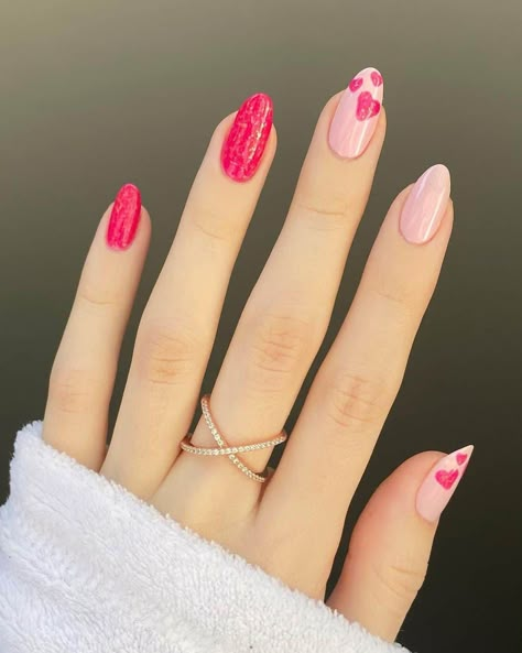 45 The Cutest Valentine's Nail Designs and Valentine's Day Nails We Can't Get Over For 2023 - With Houna Valentine Nails Pink, Dance Nails, Wine Nails, February Nails, Nail Designs Valentines, Heart Nails, Nail Stamping, Valentine's Day Nails, Valentines Nails